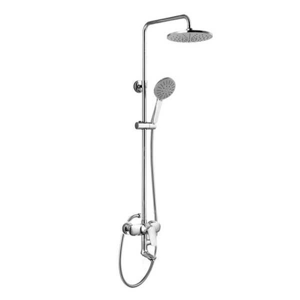 Sen Tắm Đứng Nóng Lạnh Draco F0123C 2 Chế Độ Nước Chất Liệu Đồng Thau Phủ Crome Cao Cấp