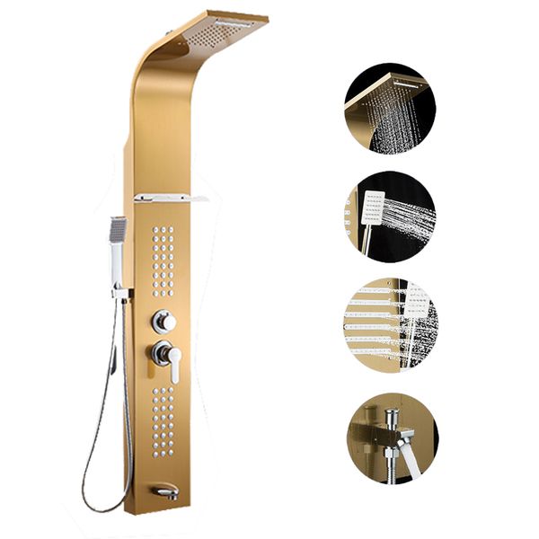 Sen Thuyền Massage Draco F0031I 5 Chế Độ Nước Thông Minh Chất Liệu Inox 304 Sơn Tĩnh Điện Chống Gỉ Chống Ăn Mòn
