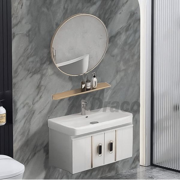 Tủ Lavabo Draco T2501WB Chất Liệu Aluminium Siêu Bền Thiết Kế Hiện Đại