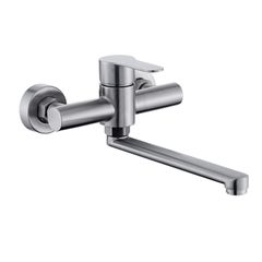 Vòi Rửa Chén Nóng Lạnh Draco F3121I 2 Chế Độ Nước Inox 304 Chống Gỉ Chống Ăn Mòn Cắm Tường - Hàng Chính Hãng