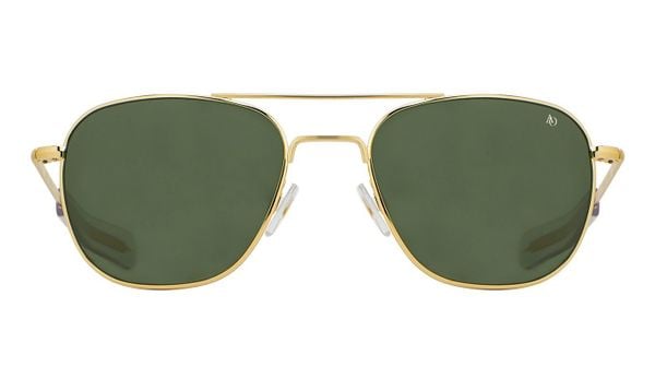  American Optical Huckberry Original Pilot Gold Green sunglasses 