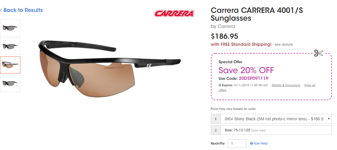 CARRERA 4001_S 75 photochromic sunglasses – oranje's shop around the corner