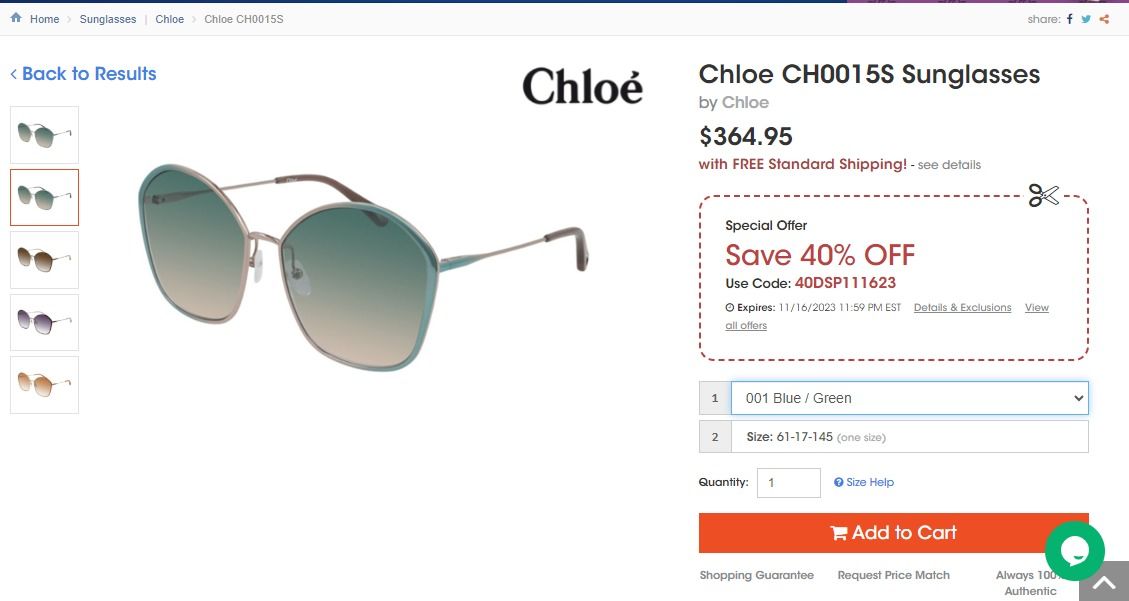 Chloe CH0015s 001 sunglasses 