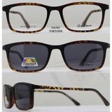  Da Luce DA303 eyeframe with sun clip-on 