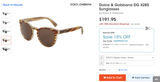  Dolce & Gabbana DG 4285 3052/73 