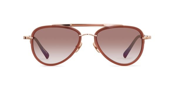  Garrett Leight Doheny Rose Gold / Rosewood sunglasses 