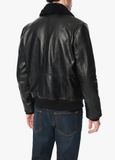  Joe's Jeans SHEARLING COLLAR FLIGHT JACKET 