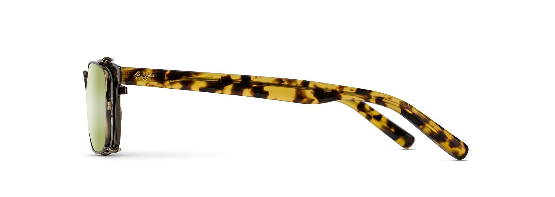  Maui Jim Adriatic HT752-10L eyeglasses with polarized clip on 