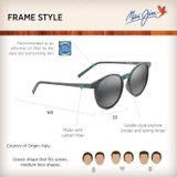  Maui Jim KIAWE 809-11D sunglasses 