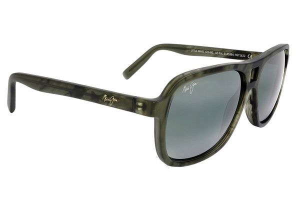  (ĐÃ BÁN) Maui Jim Little Maks Neutral Grey Square Men's Sunglasses 