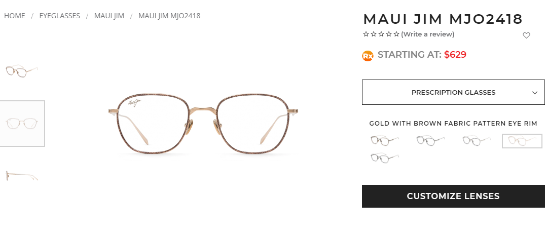 Maui Jim titanium MJO2418 Maui Jim titanium MJO2418