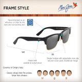  Maui Jim Perico GS853 - 02 sunglasses 
