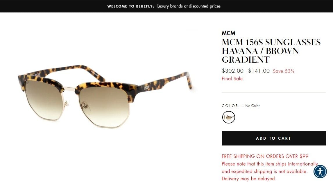  MCM 156S sunglasses 