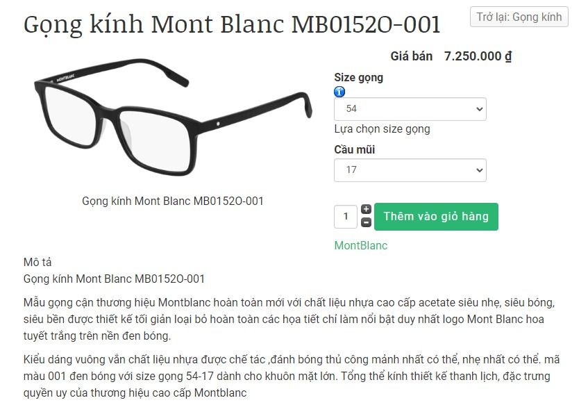 Mont Blanc MB0152O 006 eyeglasses Mont Blanc MB0152O 006 eyeglasses