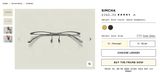  Moscot Simcha Dark Gunmetal eyeglasses 