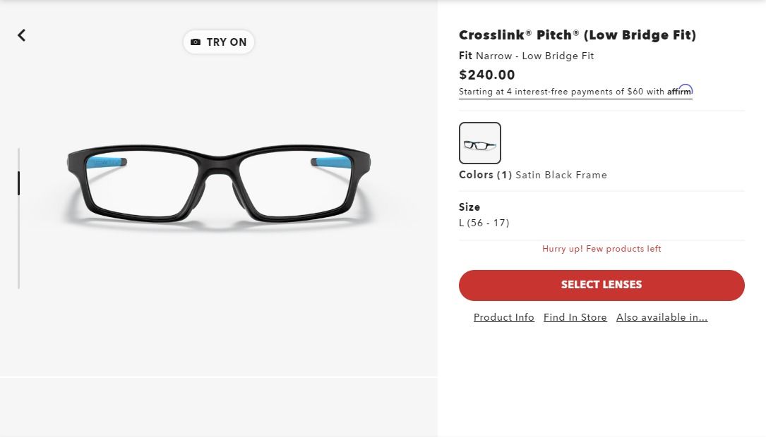 Oakley Crosslink eyeglasses Oakley Crosslink eyeglasses