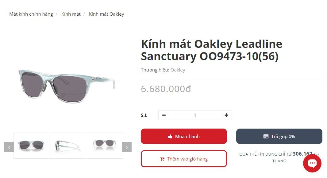  Oakley Leadline Blue Ice grey prizm polarized sunglasses 