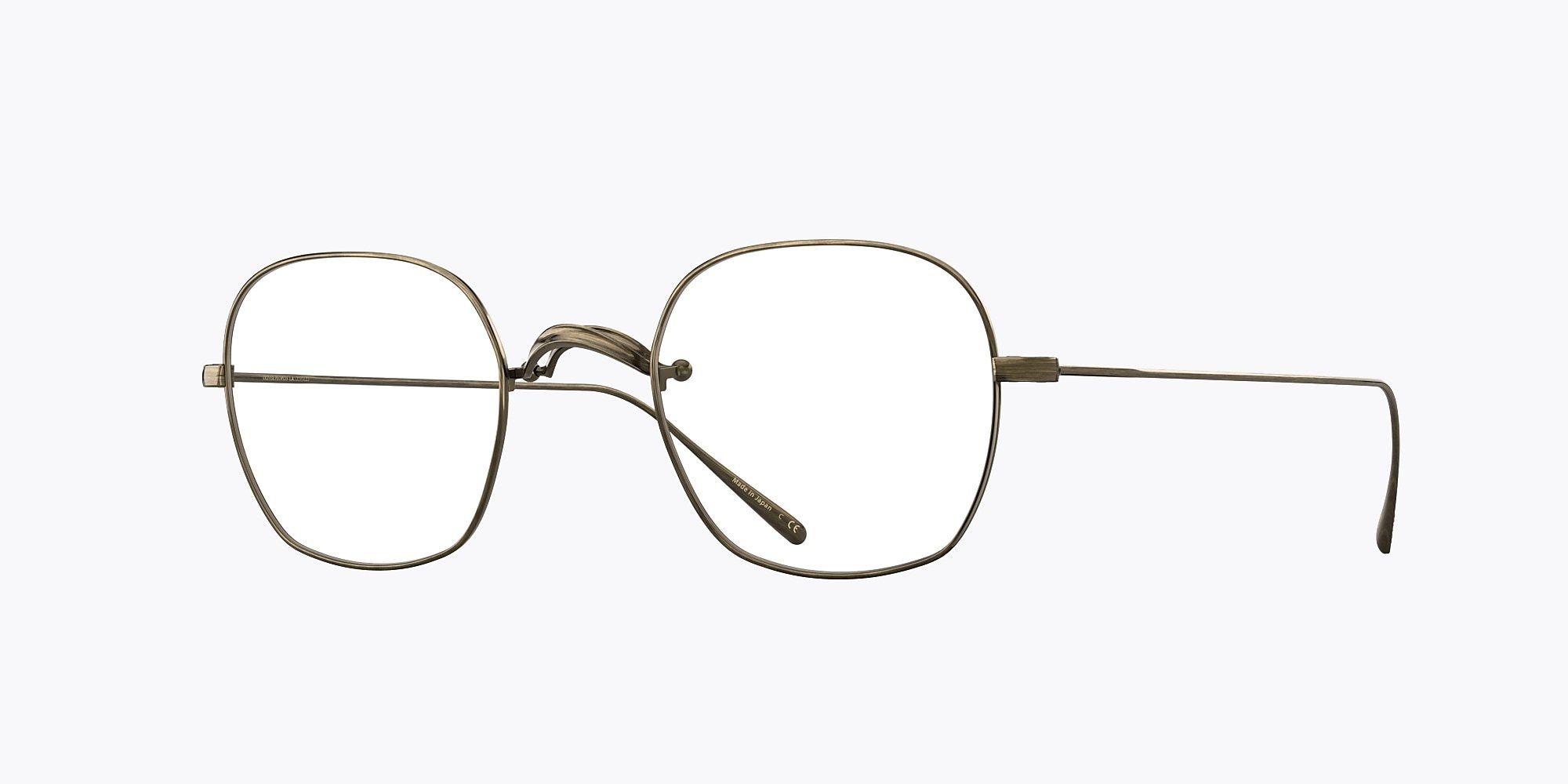  Oliver Peoples Carles Antique Gold eyeglasses - Titanium frame 