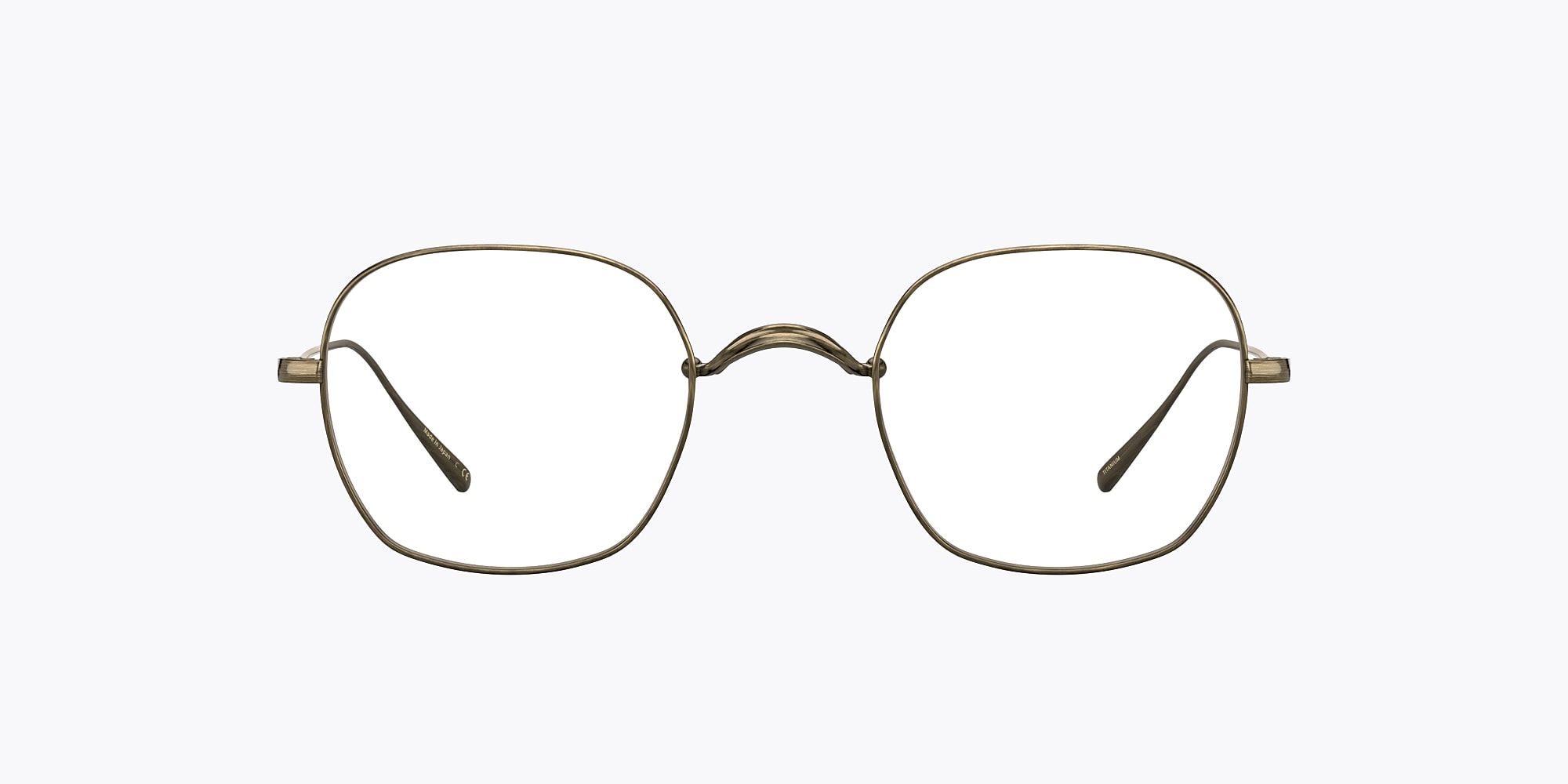  Oliver Peoples Carles Antique Gold eyeglasses - Titanium frame 