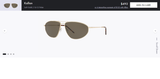  Oliver Peoples Kallen silver sunglasses 