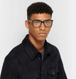  (ĐÃ BÁN) Oliver Peoples Lachman - navy brown horn frame 