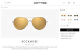  Oliver Peoples Rockmore - Amber photochromic lenses. 