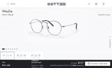  Oliver Peoples Weslie silver eyeglasses 