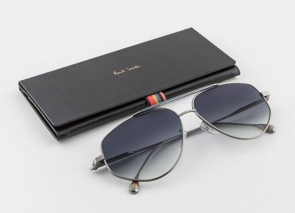  Paul Smith Drake Gunmetal blue gradient sunglasses 