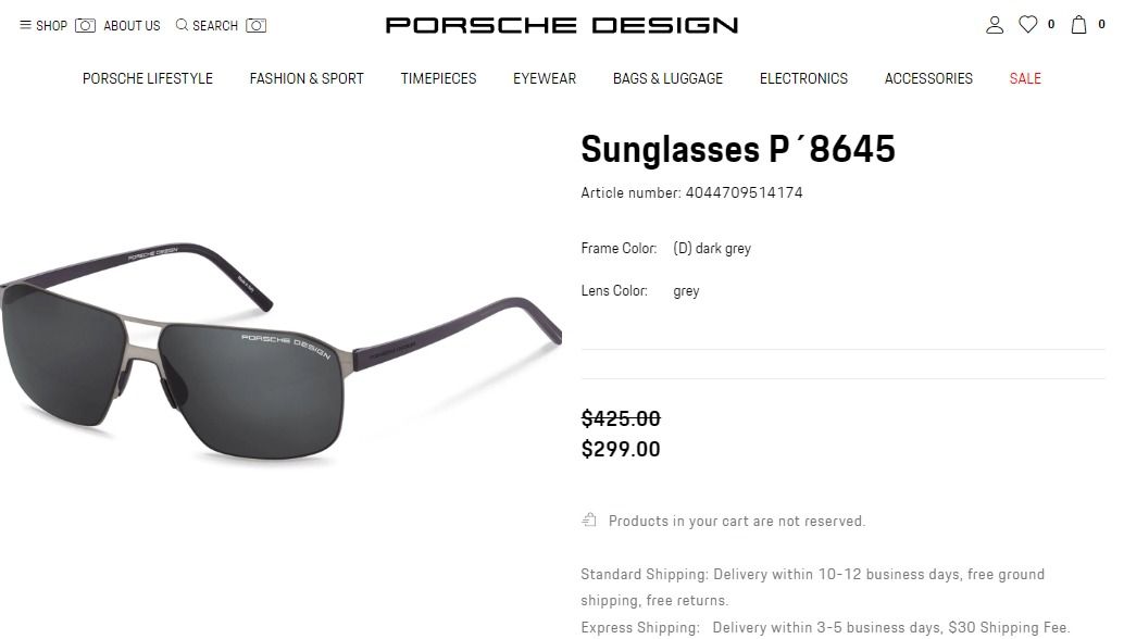 Porsche Design P 8645 D sunglasses Porsche Design P 8645 D sunglasses