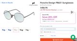  Porsche Design P8631 B sunglasses 