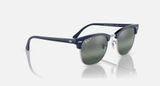  (ĐÃ BÁN) Ray Ban RB3016 1366/G6 chromance clubmaster sunglasses 