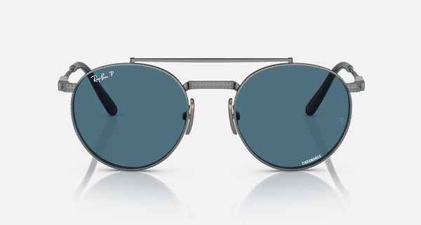  (ĐÃ BÁN) Ray Ban Round II Titanium RB8237 314S2 sunglasses 