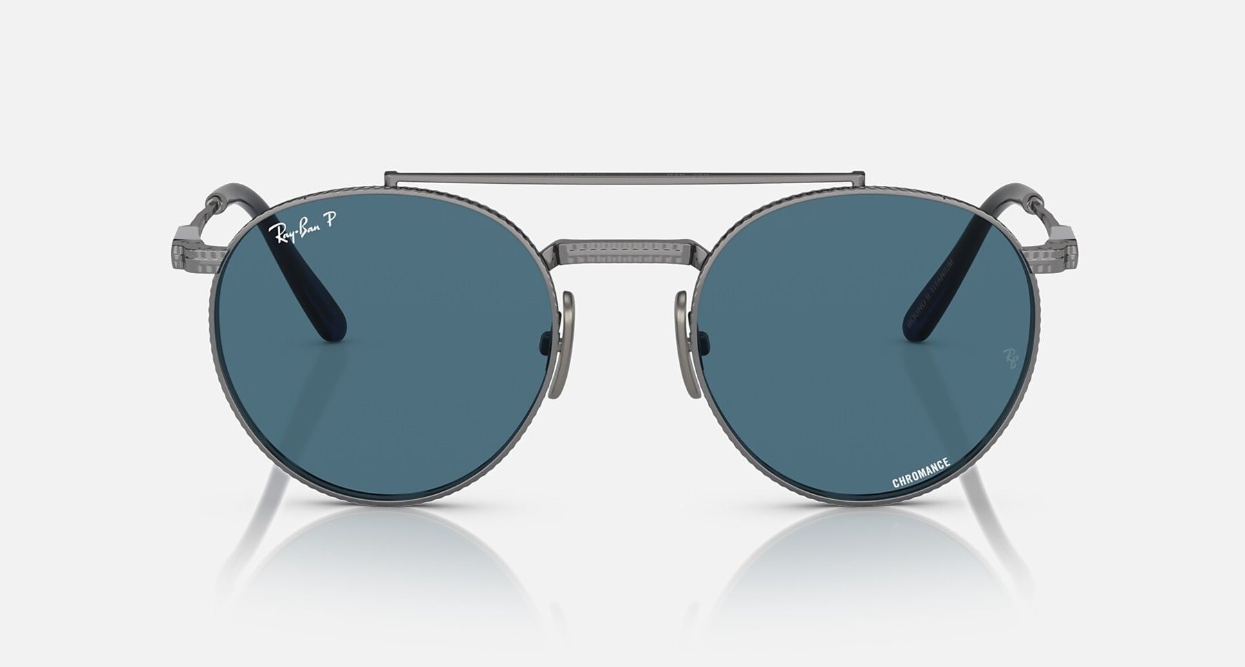  Ray Ban Round II Titanium RB8237 314S2 sunglasses 