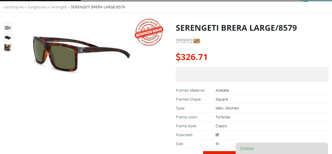  Serengeti Brera Large 8579 