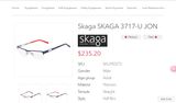  Skaga JON titanium eyeglasses 