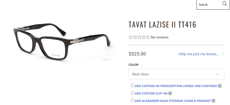  TAVAT Lazise II black frame 