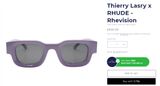  RHUDE x THIERRY LASRY Rhevision Purple sunglasses 