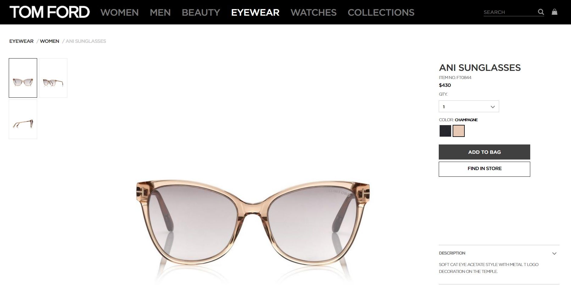 Tom Ford Ani sunglasses Tom Ford Ani sunglasses