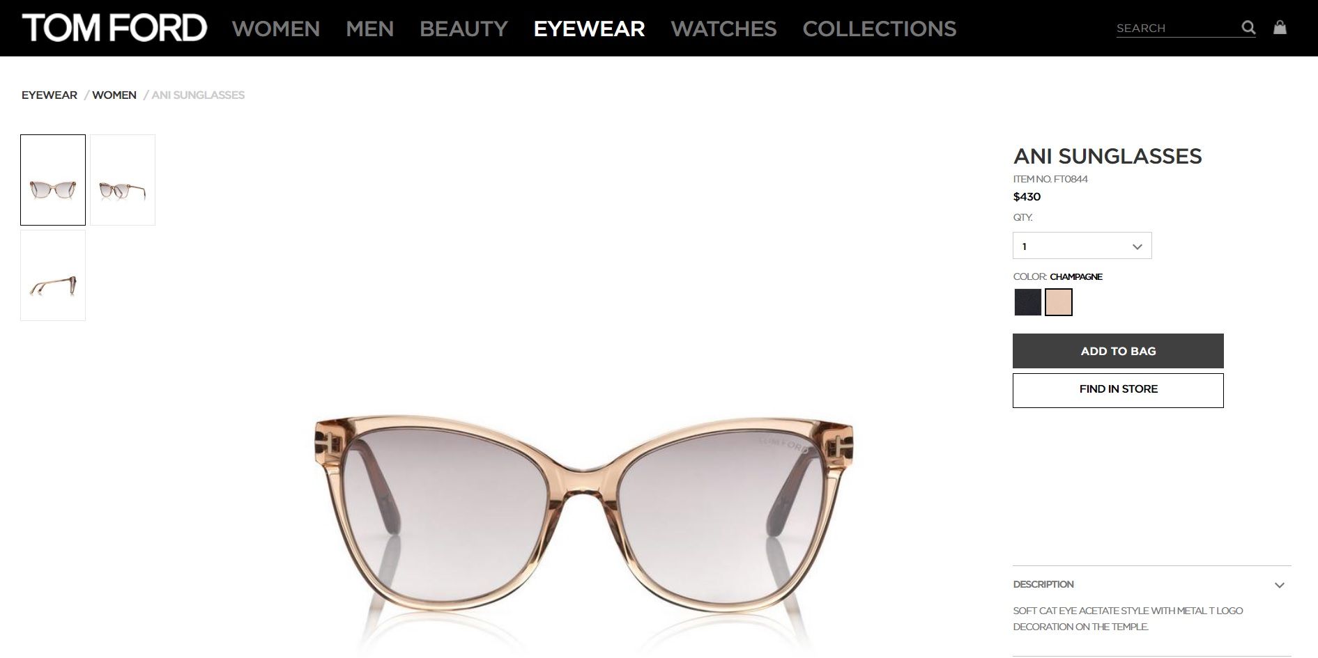  Tom Ford Ani sunglasses 