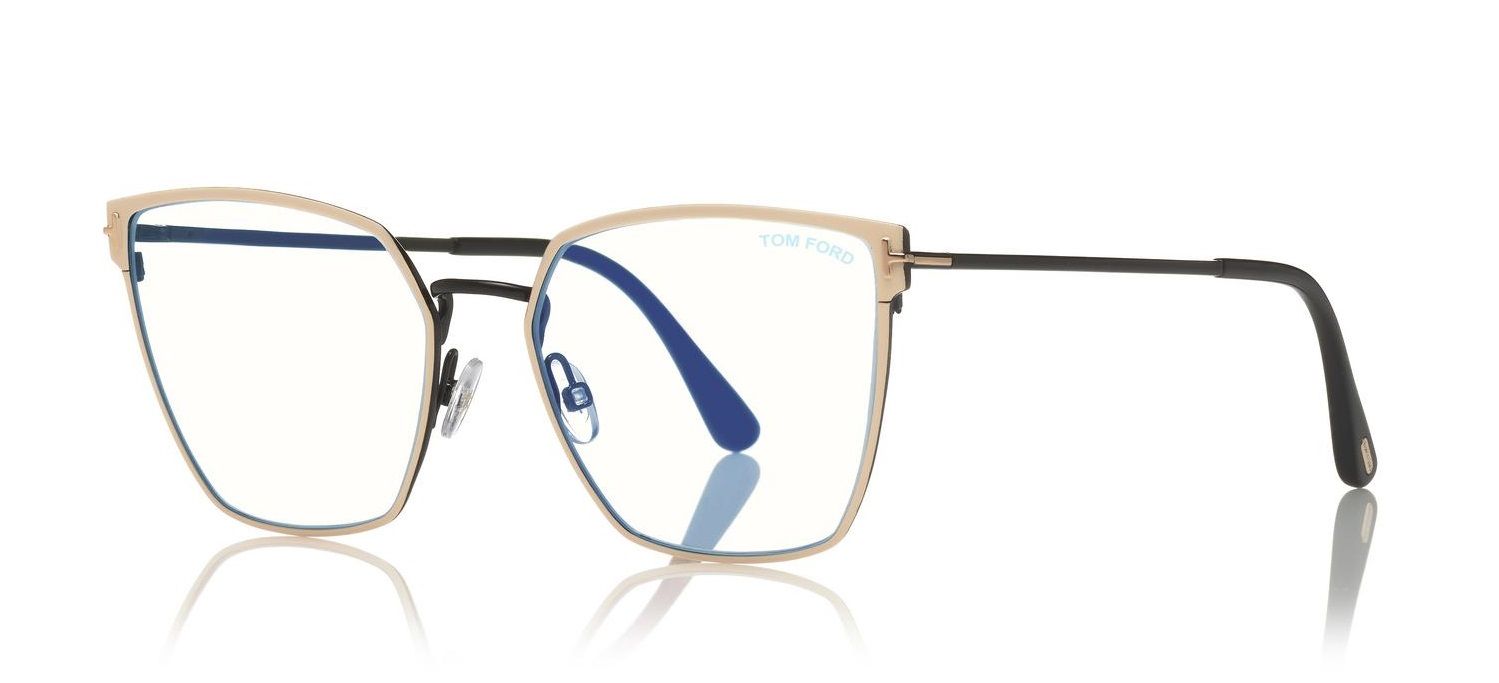  Tom Ford FT5574-B 021 blue blocking eyeglasses 