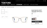 (ĐÃ BÁN) Tom Ford FT5574-B 021 blue blocking eyeglasses 
