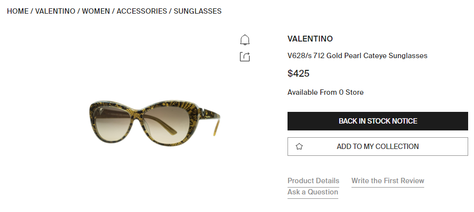  Valentino V628s 712 Sunglasses 