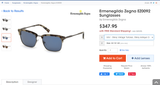  (ĐÃ BÁN) Zegna EZ0092 55V clubmaster 