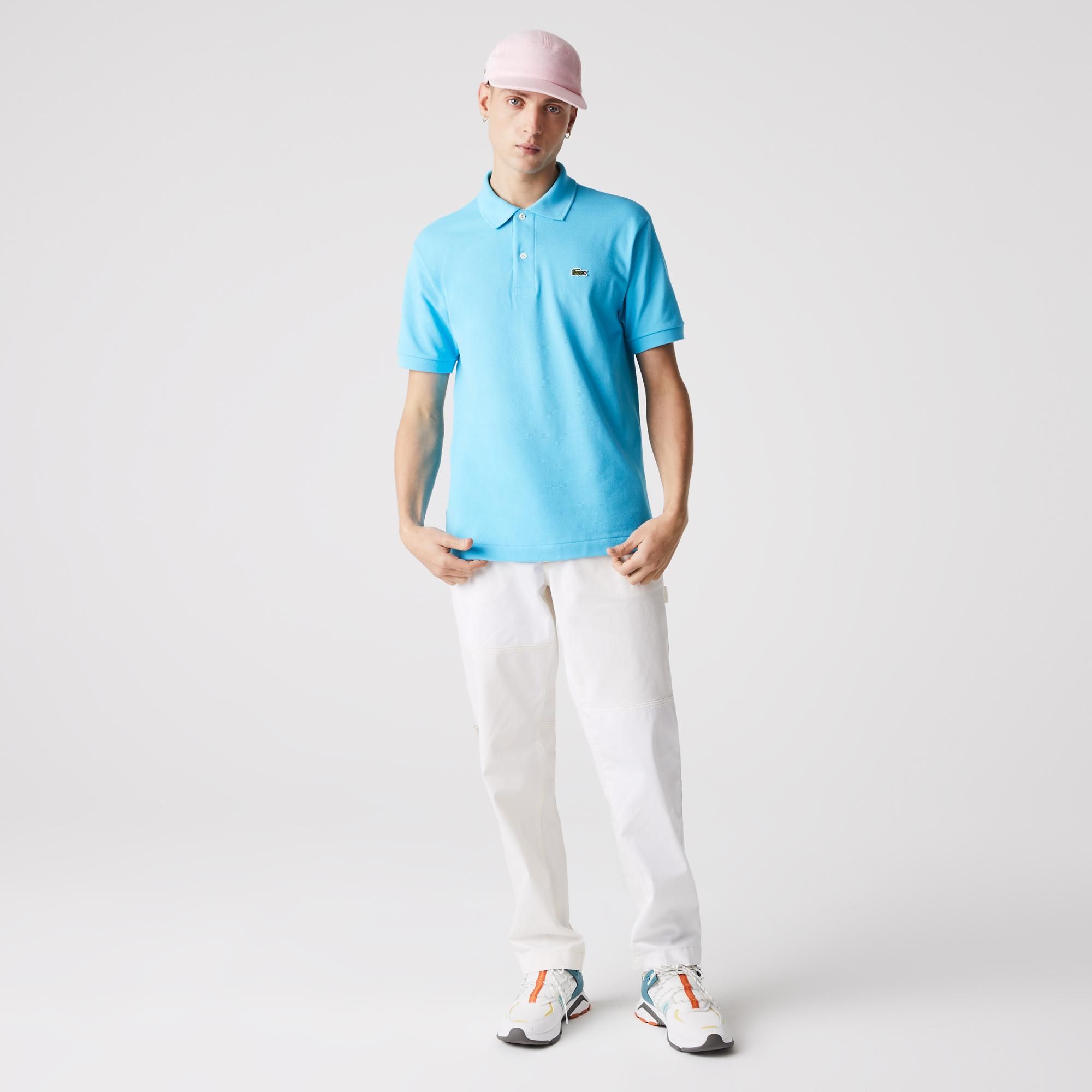  Áo Polo Lacoste Petit Pique xanh [L1212] 