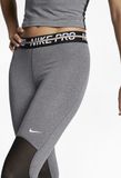  Quần legging NK pro xám/cam 