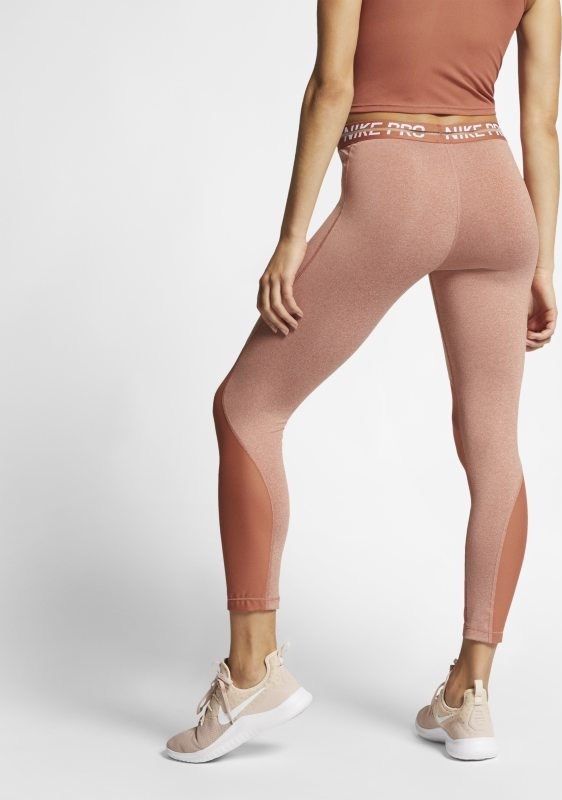  Quần legging NK pro xám/cam 