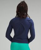  Áo Lululemon UV Protection Fold-Over xanh 