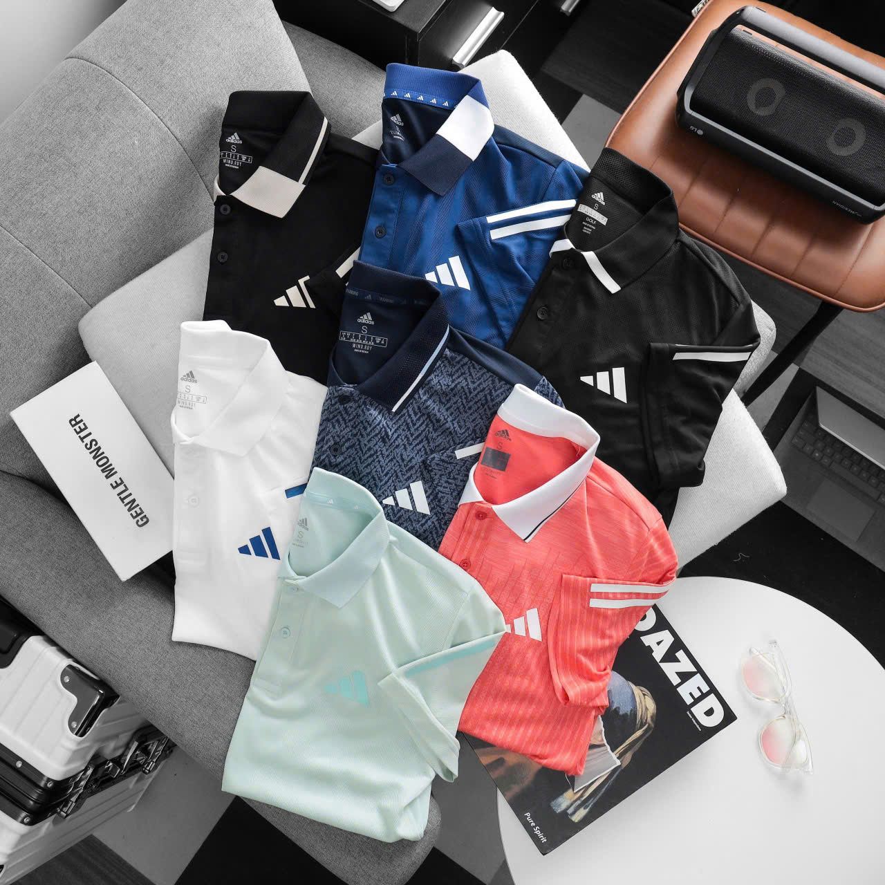  Áo Polo Adidas 3 sọc vai 2025 