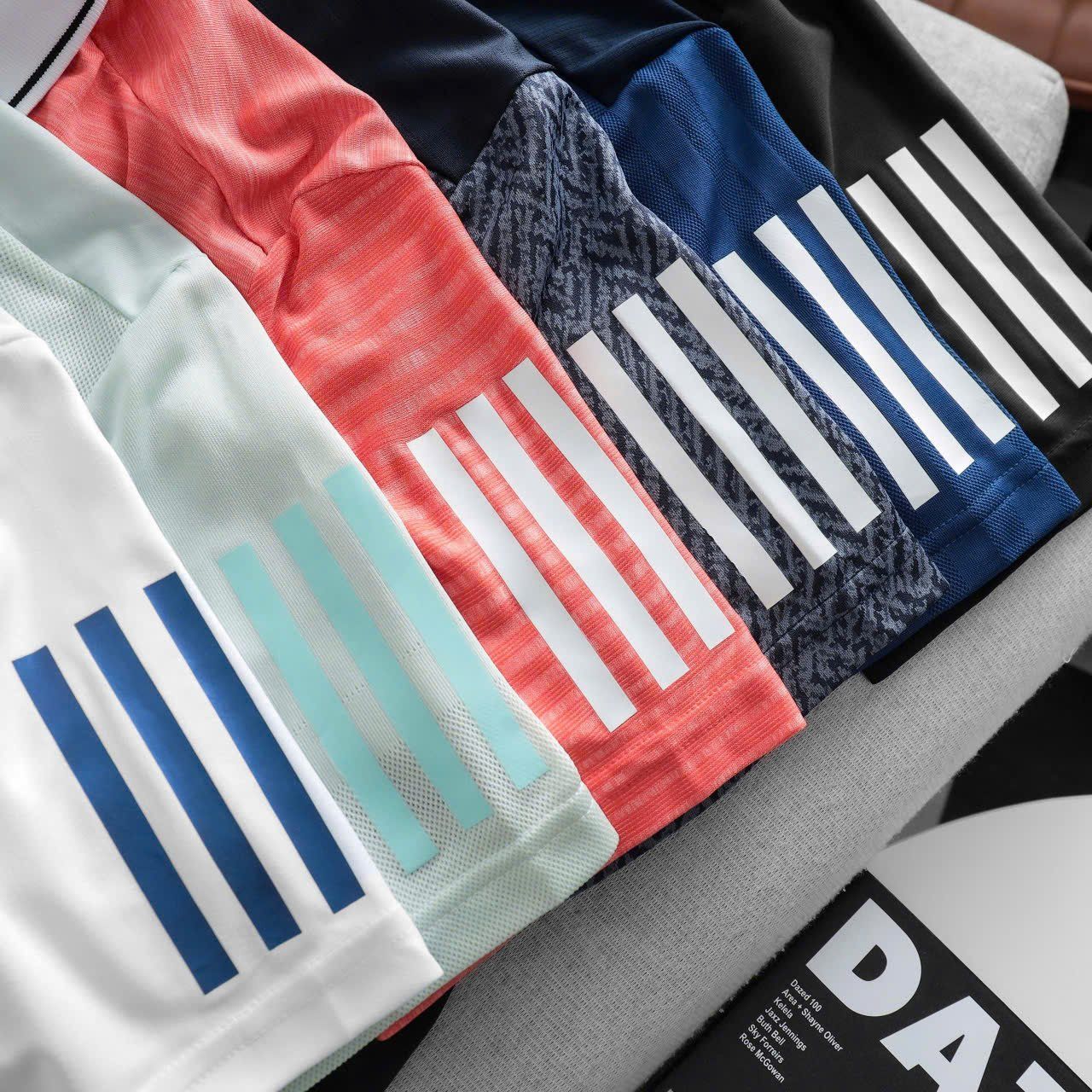  Áo Polo Adidas 3 sọc vai 2025 