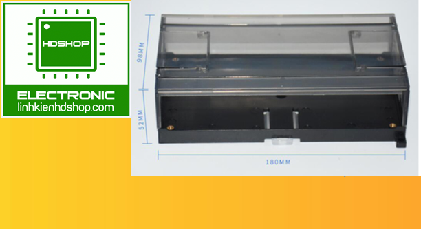 Hộp Đựng PLC 180*98*52 Arduino ,ARM,STM32 – Linh Kiện Điện tử HdShop